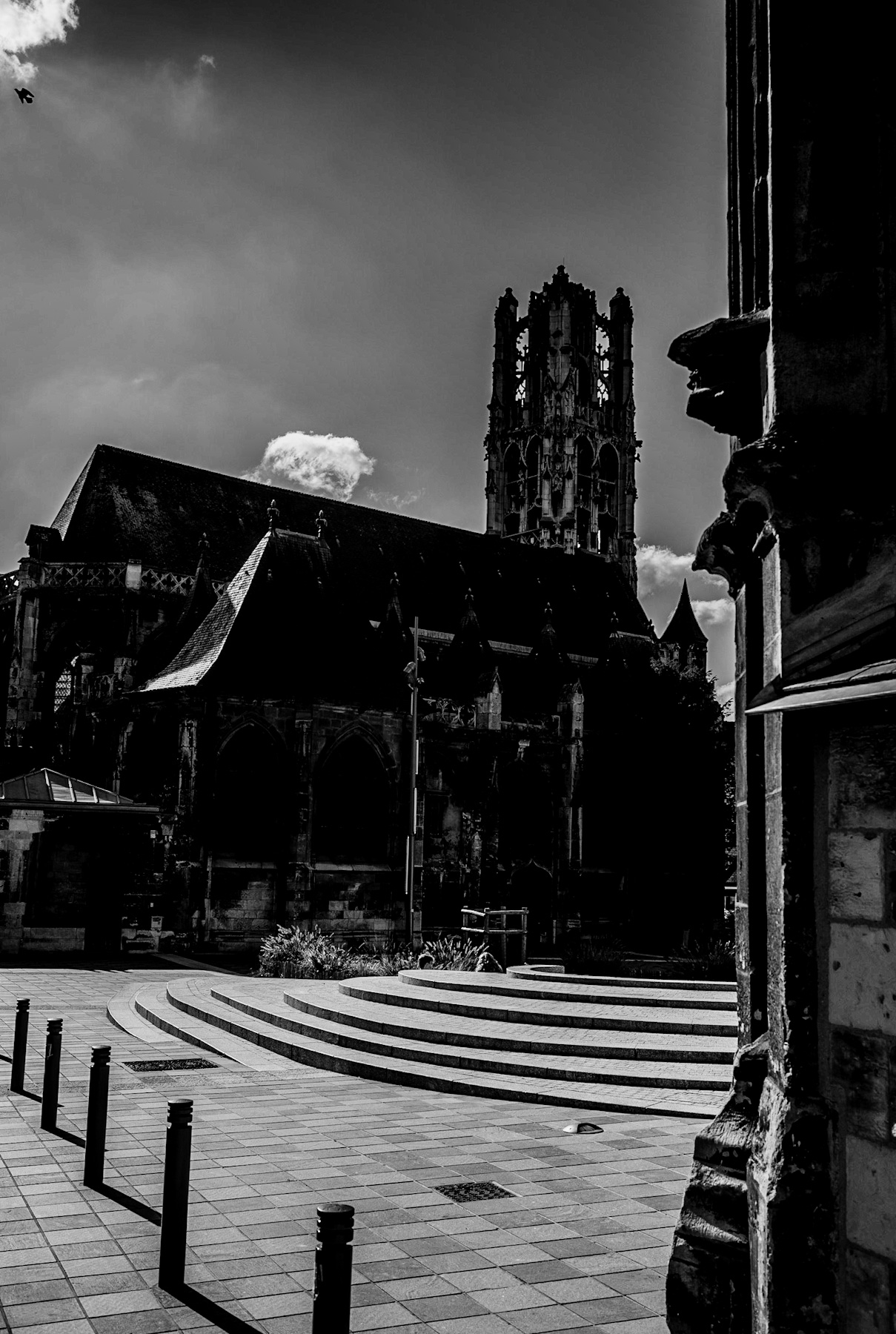 Gothic Grandeur in Shadow: Rouen Cathedral’s Timeless Allure