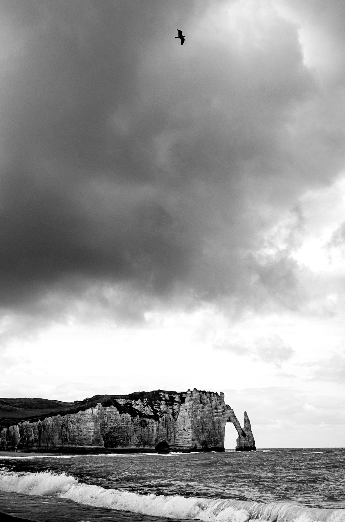 Monochrome Majesty: Unveiling the History of Étretat’s Iconic Coastline