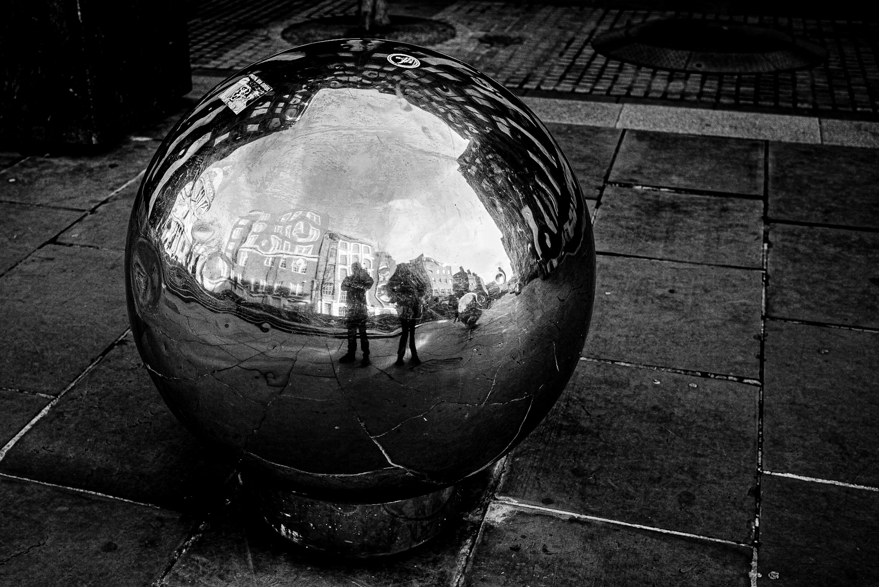 The Urban Mirror: Reflections of History and Presence in Monochrome