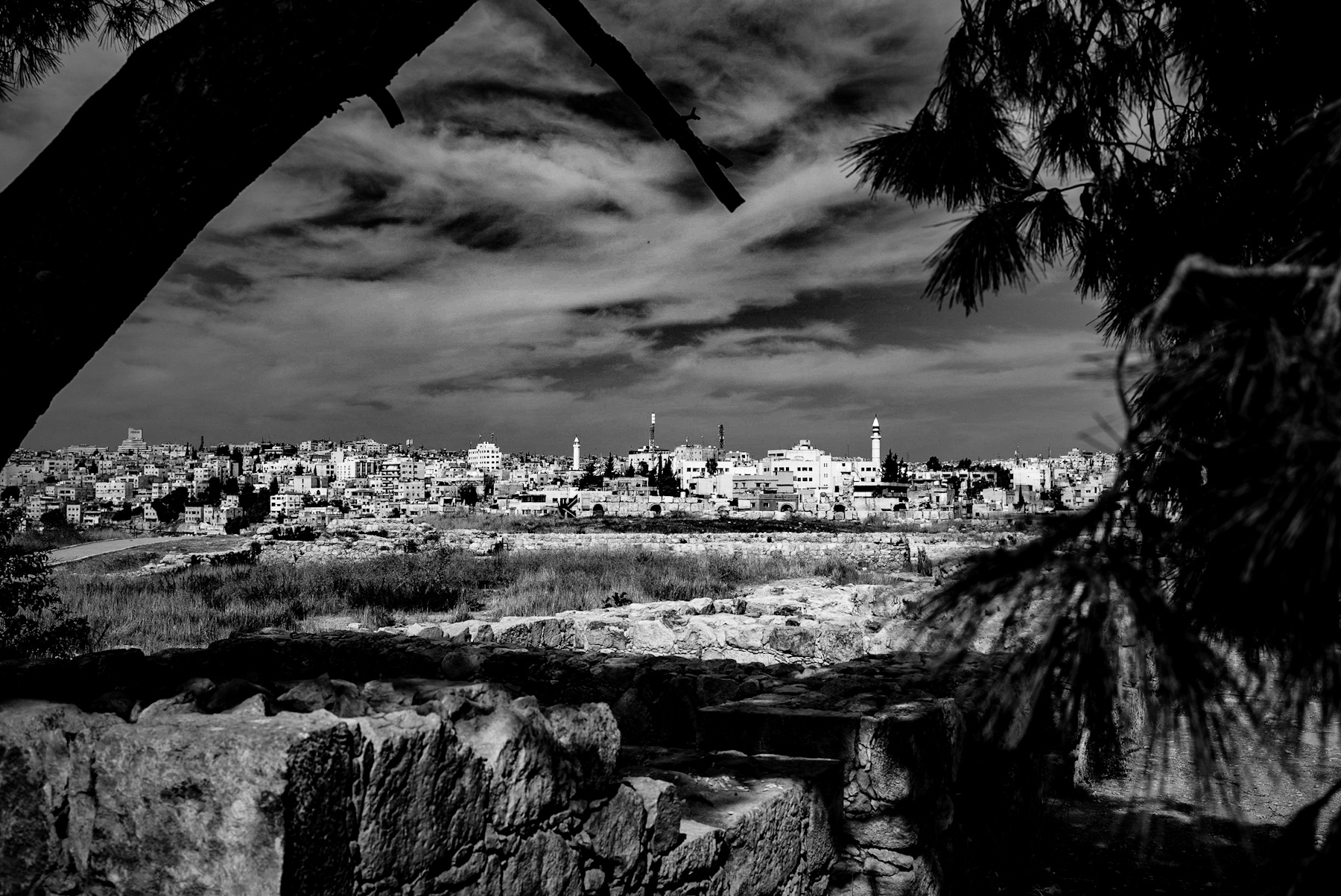 Ancient Echoes: A Timeless Glimpse into a Layered Cityscape